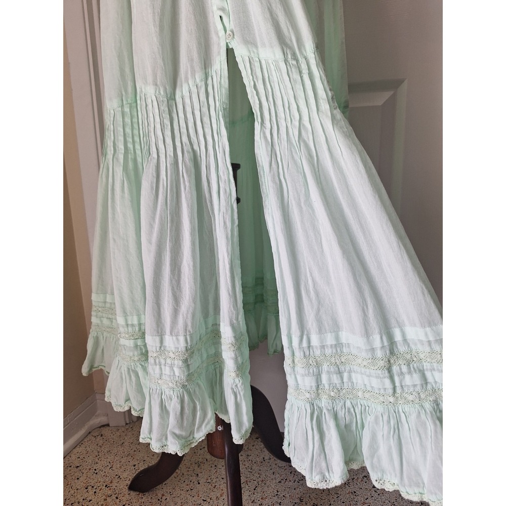 Pitusa x Millie Mackintosh Cotton Edwardian Cottage Prairie Easter Maxi Dress - Picture 6 of 14